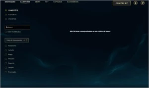 Venda de conta Mestre league of legends LOL
