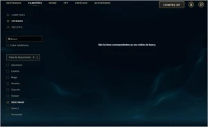 Venda de conta Mestre league of legends LOL