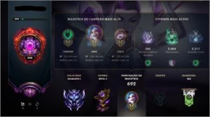 Venda de conta Mestre league of legends LOL