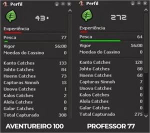 Conta PXG 431 e 272 - Silver (Lamp pela metade)+1000 Finders - PokeXGames