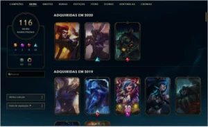 🔥💎 CONTA DIAMANTE 1 65% WINRATE 🔥💎 - League of Legends LOL