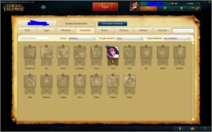 Conta LoL- Platina V- 95 Skins- 115 Champions- Com E-mail - League of Legends