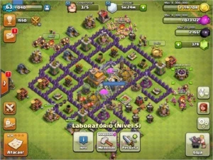 CV 7 FULL SÓ MANDAR O CV 8 - Clash of Clans