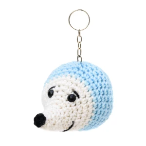 Chaveiro ouriço em amigurumi - Artesanato e Personalizados