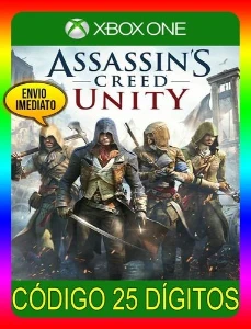 Assasins Unity Codigo 25 digitos - Xbox