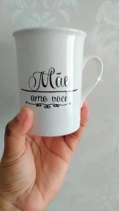 Caneca de Porcelana Mãe Amo Você - 240 ml