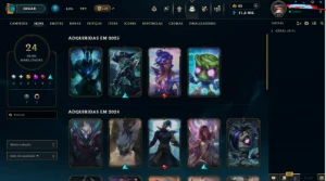 Conta de lol full acesso (unraked ex-platina) Leblanc Lenda - League of Legends