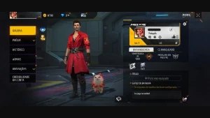 Conta Smurf Free fire level 8 + Skins e personagens - Outros