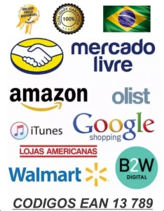 500 Codigos de Barras ean13 789 Todos os sites do Brasil - Outros