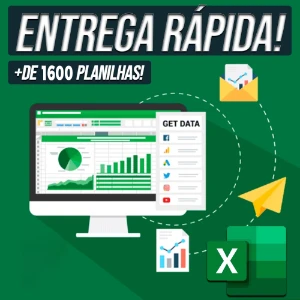 1600 Planilhas Excel 100% Editáveis - Entrega rápida ! - Others