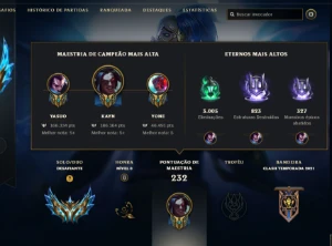 Conta Challenger 800 pdl 55% w/r - League of Legends LOL
