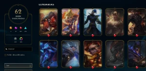 Conta Challenger 800 pdl 55% w/r - League of Legends LOL