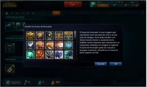 CONTA GOLD V / 1 SKIN RARA / BORDA GOLD - League of Legends LOL