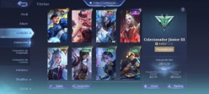 💫Conta Mobile Legends Com Skin Streeth Fighter Da Guine