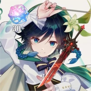 AR 42 VENTI+ JEAN C1 + TUMULO DO LOBO + BANNER GARANTIDO - Genshin Impact
