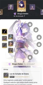 Raiden + Luz do cortador de grama + Xiao + Ayaka - Genshin Impact