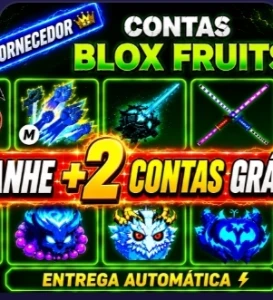 Conta com fruta aleatoria level max - Roblox