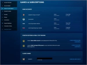 CONTA CALL OF DUTY WARZONE/COLD WAR/MW - BATTLE.NET COD