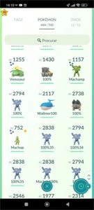 Conta Pokemon GO - Nível 40 - Pokémon