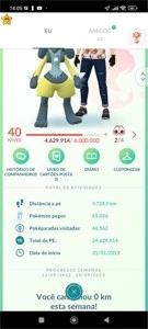 Conta Pokemon GO - Nível 40 - Pokémon