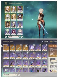 Lvl 50. Kazuha + bis, Raiden Shogun c1 + bis, Nahida, Ayaka, - Genshin Impact