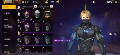 Conta de free fire gemada
