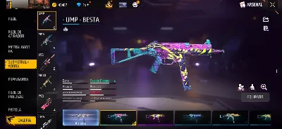 Conta de free fire gemada