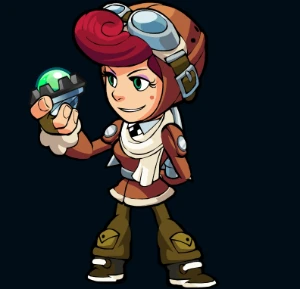 Scarlet Capitã Dos Céus Skin + 2 Skins De Armas Brawlhalla