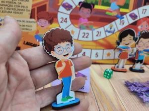 Jogo de Tabuleiro Infantil Portal da Imaginação - Artesanato e Personalizados