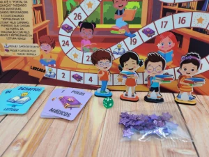 Jogo de Tabuleiro Infantil Portal da Imaginação - Artesanato e Personalizados