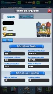 Clash Royale - Conta nível 7 com 3 Lendárias