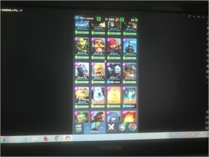 Conta clash royale arena 12 barata