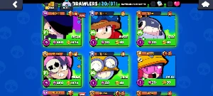 Conta Brawl Stars com 4.368 Troféus| 2 Lendários + 2 Míticos