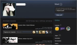 Conta Steam com vários jogos