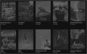 Conta da Epic Games com 43 jogos
