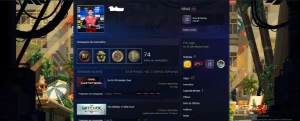 conta steam 15 anos varias medalhas e jogos com sticker gold - Counter Strike CS
