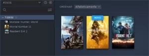 conta steam com 3 jogos triple AAA