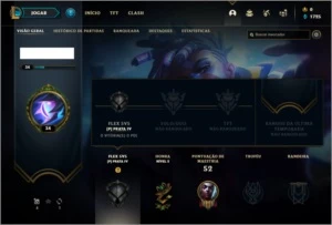 Conta unranked com 5 skins e 22 champs ( UPADA NA MÃO ) - League of Legends LOL