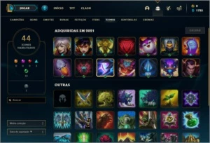 Conta unranked com 5 skins e 22 champs ( UPADA NA MÃO ) - League of Legends LOL