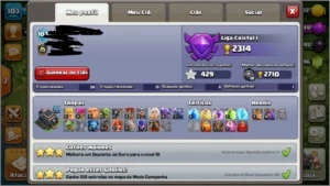 CV nível 9 + 600 gemas - Clash of Clans