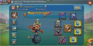 Conta lords mobile 310m+