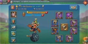 Conta lords mobile 310m+