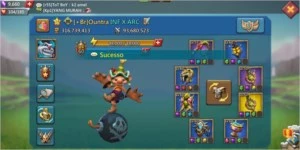 Conta lords mobile 310m+