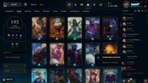 Vendo conta de Lol level 223, 203 skins acc de 2014! - League of Legends