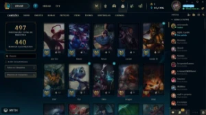 Vendo conta de Lol level 223, 203 skins acc de 2014! - League of Legends