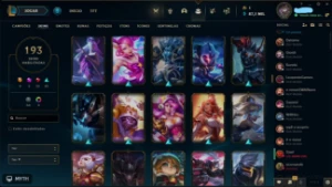 Vendo conta de Lol level 223, 203 skins acc de 2014! - League of Legends