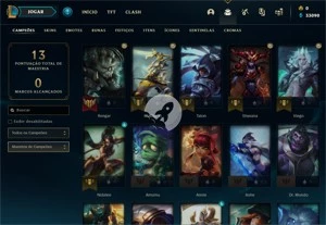 Conta Mestre - Smurf LOL (league of legends) ELOMOON