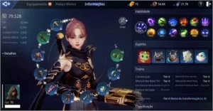 Arqueira LV 70 - 80k de poder 1 pet epico - MIR4