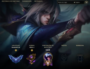 Conta Lol 2015 Diamante Mmr Bom Com Orianna Vitoriosa - League of Legends
