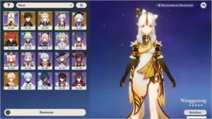 GENSHIN IMPACT-ALBEDO + DILUC C1 + QIQI + ZHONGLI-CONTA AR47